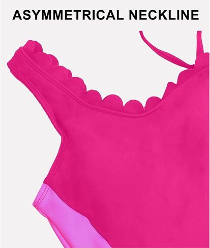 Ynique Women's Swimsuits 2025 كتف واحد عالي الخصر قطعة واحدة للسباحة بدلة U-Neck Contract Monokini in Kuwait