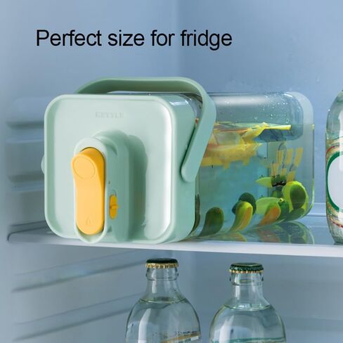 0.9 Gallon Drink Dispenser with Spigot,100% Leakproof,Sealed and Filter screen,Milk,Lemonade Dispenser,Juice Containers With Lids For Fridge and Dairly Use,Beverage Liquid Drink Container for Party in Saudi Arabia