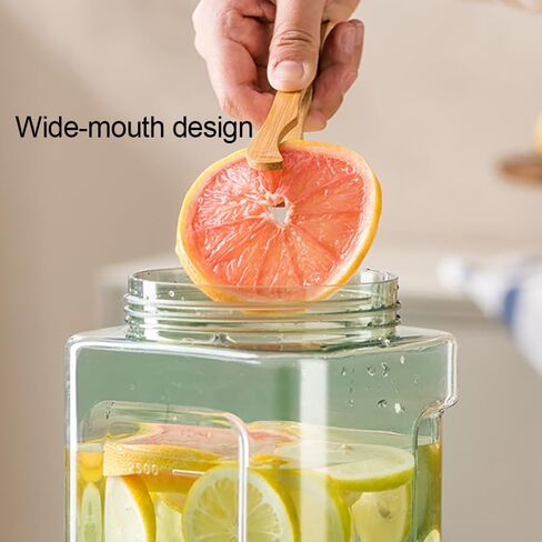 0.9 Gallon Drink Dispenser with Spigot,100% Leakproof,Sealed and Filter screen,Milk,Lemonade Dispenser,Juice Containers With Lids For Fridge and Dairly Use,Beverage Liquid Drink Container for Party in Saudi Arabia