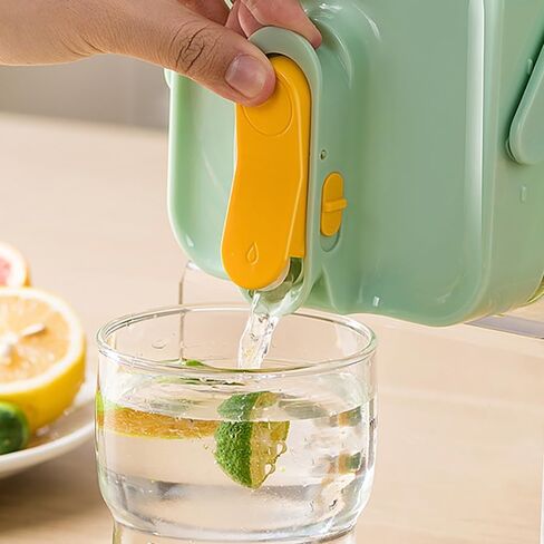 0.9 Gallon Drink Dispenser with Spigot,100% Leakproof,Sealed and Filter screen,Milk,Lemonade Dispenser,Juice Containers With Lids For Fridge and Dairly Use,Beverage Liquid Drink Container for Party in Saudi Arabia