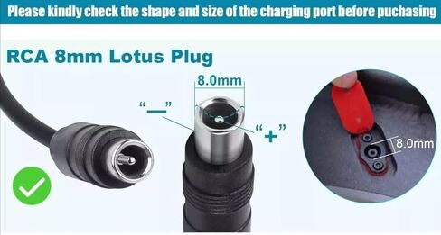 T Power 42V Charger لـ Hyleton ، Veveline ، Gotrax ، Jetson ، Swagtron ، Brid ، Segway HY-A02 HYA02 HLT-180-4201500 ، HLT-180-4202000 الدراجة الكهربائية SCOTER SCOOTER SCOOTER ACTER ACTORE in Saudi Arabia