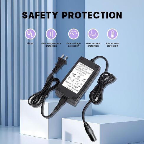 24 فولت 2A شاحن بطارية حمض الرصاص 3pin الذكور XLR موصل 24 فول in Saudi Arabia