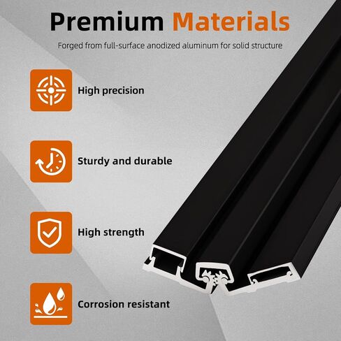 MorningRo 1 Pcs 83" Heavy Duty Continuous Hinge Y, Full Surface Anodized Aluminum Continuous Geared Hinge Center Pivot Tamperproof for Repairing Storefront Door Installations Door (Dark Bronze) in Kuwait