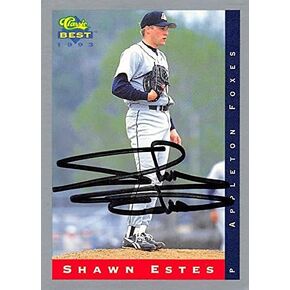 بطاقة البيسبول شون إستس (Appleton Foxes) 1993 كلاسيك أفضل #70 الصاعد الصاعد في الدوري الصاعد - بطاقات موقعة للبيسبول. in Kuwait