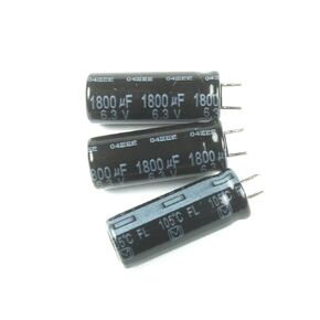 (LB #23) 10pcs متوافق مع Panasonic FL 1800UF 6.3V 105C المكثف الكهربائي الشعاعي اللوحة الأم in Saudi Arabia
