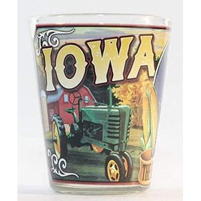 Iowa State Mural Shot Glass jks in Kuwait