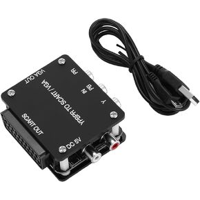 YUV to RGBS YPBPR to SCART YPBPR to VGA Component Transcoder Converter Game Console, RGBS to Color Difference Component in Saudi Arabia