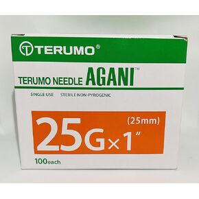 Terumo RS 25G x 1 inch (25 mm) 100 Each/Box Again Needles in Kuwait