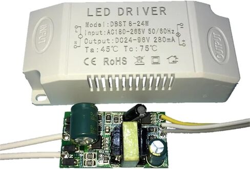 Factory Wholesale led Driver 8-24w 24-36W Suitable for Input 175-265V, led Power Supply, Output 250mA(Single 8 to 24w,Square) in Saudi Arabia