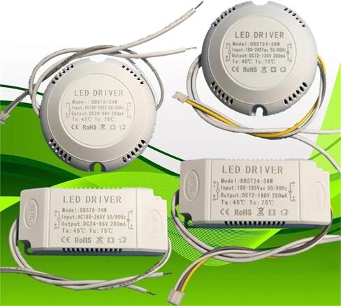 Factory Wholesale led Driver 8-24w 24-36W Suitable for Input 175-265V, led Power Supply, Output 250mA(Single 8 to 24w,Square) in Saudi Arabia