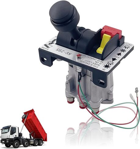 Power Take Off PTO Hoist Air Shift Control Valve with PTO Switch Brighter Light Push to Connect Fittings Dump Truck Valve Tipper Hydraulic System Fit for Apsco AV-295 328388-79X K90 in Saudi Arabia