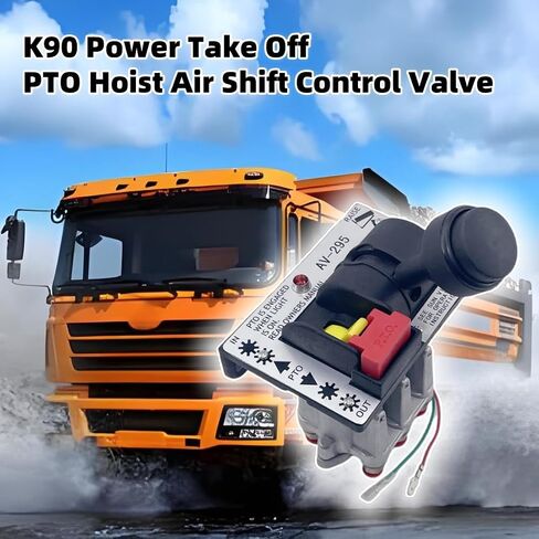 Power Take Off PTO Hoist Air Shift Control Valve with PTO Switch Brighter Light Push to Connect Fittings Dump Truck Valve Tipper Hydraulic System Fit for Apsco AV-295 328388-79X K90 in Saudi Arabia