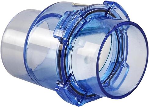 2'' Check Valve - Backdraft Damper - 2 inch Non-Return Damper Flap to Connect PVC Pipe or Hose - Perfect for Use in Flue, Sewer Pipeline, Bathrooms, Ventilation Systems, 2inch Horizontal in Saudi Arabia