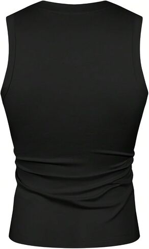 OYOANGLE Men's V Neck Tank Top Slim Fitted Workout Gym Sleeveless Muscle Shirts Summer Undershirts in Saudi Arabia
