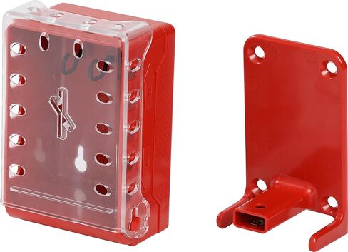 Brady Ultra Compact Lock Box - Wall-Mounted Lockout Tagout Lock Box, Without Locks - Red - 149173 in Saudi Arabia