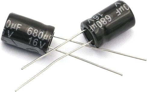 680uF 16V 680MFD 16Volt 8 * 12mm Aluminum Electrolytic Capacitor 680mf16v 680uf16v 16v680mf 16v680uf 50Pcs in Saudi Arabia