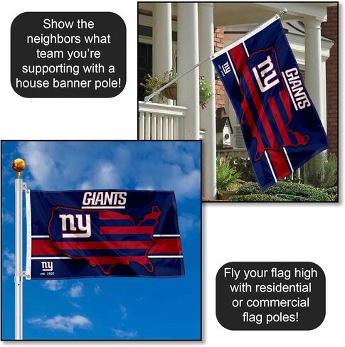 New York Giants Nation USA American Country 3x5 Flag in Saudi Arabia