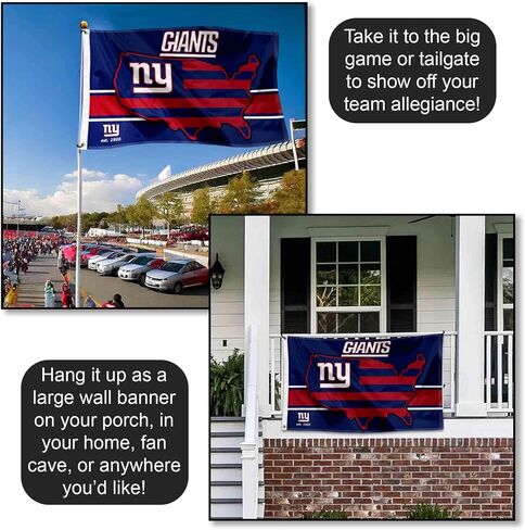 New York Giants Nation USA American Country 3x5 Flag in Saudi Arabia