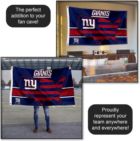 New York Giants Nation USA American Country 3x5 Flag in Saudi Arabia
