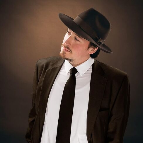 Rodolfo/Verdi Fur Felt Fedora (57) Black in Saudi Arabia