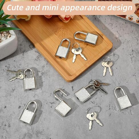10 Pack Small Luggage Locks with Keys, Mini Padlocks for Locker Suitcase Gym Diary Jewelry Box Backpack Travel in Saudi Arabia