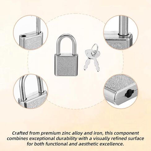 10 Pack Small Luggage Locks with Keys, Mini Padlocks for Locker Suitcase Gym Diary Jewelry Box Backpack Travel in Saudi Arabia
