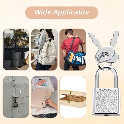 10 Pack Small Luggage Locks with Keys, Mini Padlocks for Locker Suitcase Gym Diary Jewelry Box Backpack Travel in Saudi Arabia