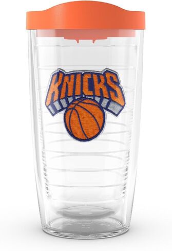 Tervis Made in USA Double Walled NBA New York Knicks Insulated Tumbler Cup Keeps Drinks Cold & Hot, 16oz, Primary Logo in Saudi Arabia