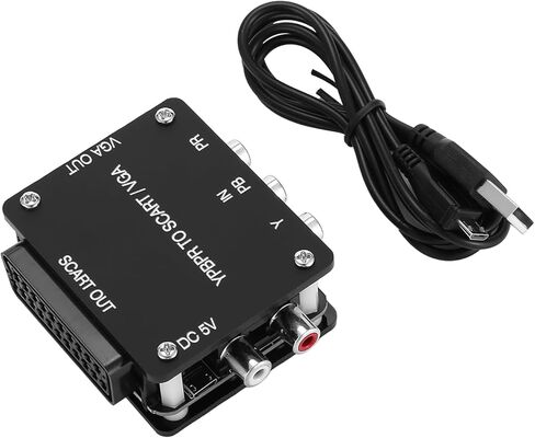 yuv إلى rgbs ypbpr إلى scart ypbpr إلى VGA Component Transcoder Converter Console ، RGBS إلى مكون اختلاف اللون in Saudi Arabia