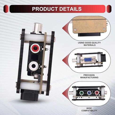 yuv إلى rgbs ypbpr إلى scart ypbpr إلى VGA Component Transcoder Converter Console ، RGBS إلى مكون اختلاف اللون in Saudi Arabia