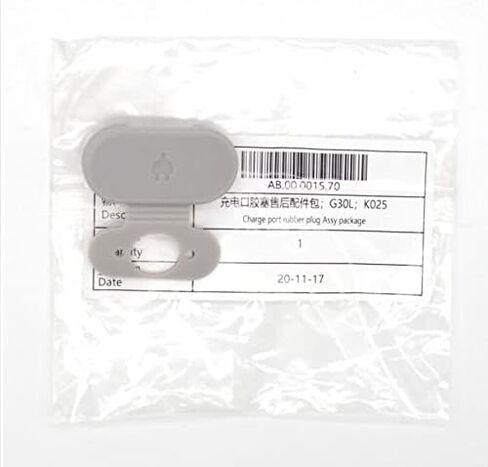 Original Charge Port Rubber Plug for Ninebot KickScooter Max G30LP Electric Scooter Accessories in Saudi Arabia
