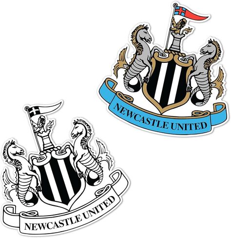 Desert Cactus Newcastle United FC Sticker Decal Vinyl NUFC Magpies English Football Soccer Bottop Botto Scrapbook (Type 4 Inch A) in Kuwait