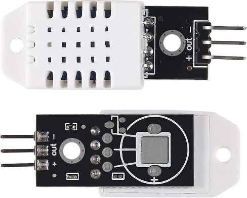 6pcs DHT22/AM2302 درجة الحرارة الرقمية والرطوبة وحدة استشعار 3pin درجة حرارة الرطوبة مستشعرات الشاشة استبدال وحدة SHT11 SHT15 مع كابل لممارسة Arduino الإلكترونية DIY in Kuwait