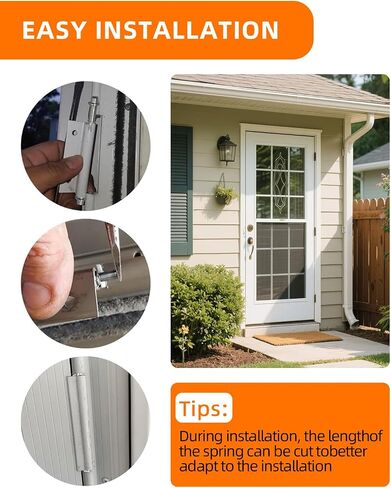 4 حزمة K 5131 طقم إصلاح دبوس باب العاصفة ، 8 PCS دبابيس مفصلات من الفولاذ المقاوم للصدأ لقطع الغيار بديل باب العاصفة ， مجموعة إصلاح باب الشاشة لـ Croft ، Andersen ، Emco Storm Doors in Kuwait