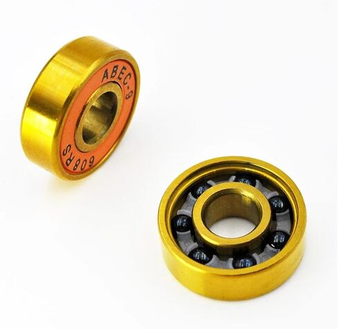 608 2RS Hybrid Black Ceramic Ball Bearing 8 * 22 * ​​7mm Roller Skate Skateboard 8pcs in Saudi Arabia