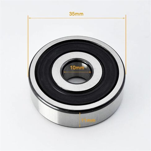 6300 6301 6302 Sealed Chrome Deep Groove Ball Bearings 2/10Pcs(6300 10x35x11mm,10Pcs) in Saudi Arabia