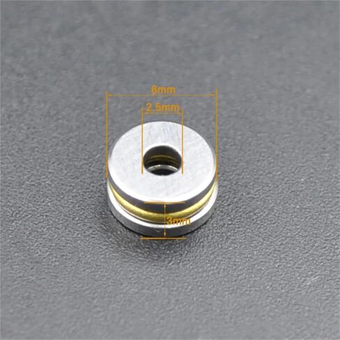 F2.5-6M F2.5 6M 3 Thrust 2.5x6x3mm تحمل القطر الداخلي 2.5 مم 2pcs/10pcs (10pcs) in Saudi Arabia