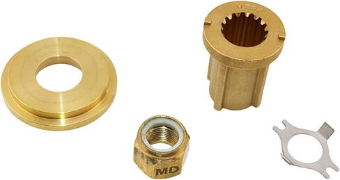 Outboard Prop with Interchangeable Hub, 15 Spline Tooth, 3 Blade, Fit Mercury 70hp/75hp/80hp/90hp/100hp/115hp/125hp/140hp Outboards, 2&4 Stroke, Bigfoot, RH in Kuwait