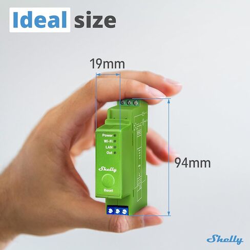 Shelly Pro Dimmer 2pm | Wi-Fi & LAN 2-channel dimmer مع Power Metering | أتمتة المنزل | بوابة البلوتوث | DIN Rail | متوافق مع Alexa و Google Home | أضواء قابلة للاعتزال in Kuwait