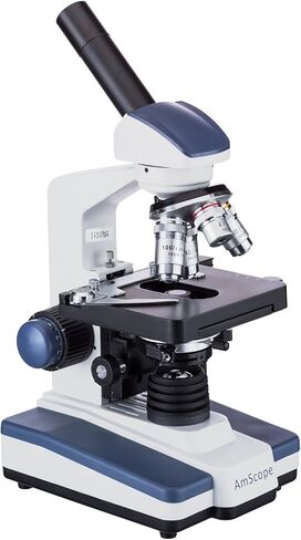 AmScope M620C-SP14-CLS-50P100S 40X-2500X LED Digital Monocular Compound Microscope with Extensive Slide Preparation Kit in Saudi Arabia