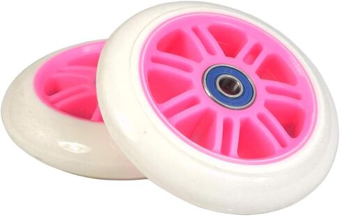 AlveyTech 98 mm Razor A Kick Scooter Wheels with Bearings and 7 Spoke Rims (Set of 2) in Saudi Arabia