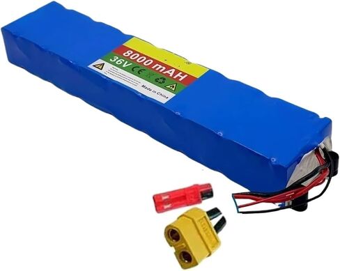10S3P LI-ion Battern Bustice 36V 8000mAh ， متوافقة مع Xiaomi M365/1S بطارية الدراجات البخارية الكهربائية الخاصة (JST-TX60-Battery) in Saudi Arabia