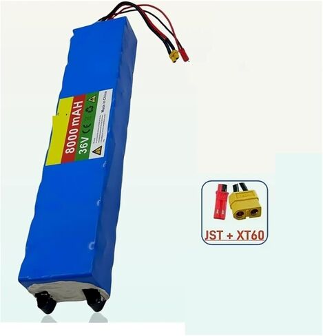 10S3P LI-ion Battern Bustice 36V 8000mAh ， متوافقة مع Xiaomi M365/1S بطارية الدراجات البخارية الكهربائية الخاصة (JST-TX60-Battery) in Saudi Arabia