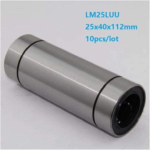 10pcs/lot LM25LUU 25x40x112mm Long Linear Ball Bearing Bushing 25 * 40 * 112mm in Saudi Arabia