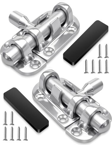 Marine 316 Stains Steel Slide Barrel Broom Latch Latch ، 2-3/8 '' (60mm) قفل الباب لقوارب القارب يتفرة الخزانة RV خزانة خزانة RV in Saudi Arabia