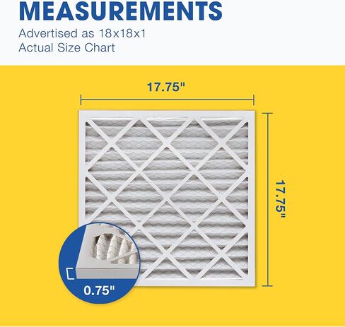 Aerostar 20x20x1 MERV 13-12 Count - Pleated Furnace & Air Conditioner Filters - Removes Bacteria, Dust, Cold & Flu Germs, Lint, Mold, Pet Dander, Allergy-Causing Pollen, Smog, Smoke & Viruses in Saudi Arabia