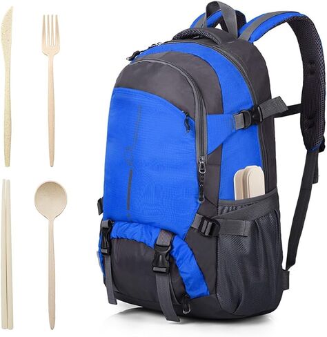 ELANE 4 Sets Reusable Travel Utensils Set with Case,Camping Cutlery Set Reusable Cutlery Set with Case,Utensil Sets for Lunch Picnic Daily Use Outdoor (beige) in Saudi Arabia