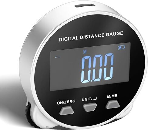 Gugxiom Electronic Digital Tape Measure, Digital Measuring Tape with 200m Measuring Range, Mini Tape Measure with LCD Digital Screen, Supports 10 Sets of Data Storage in Saudi Arabia