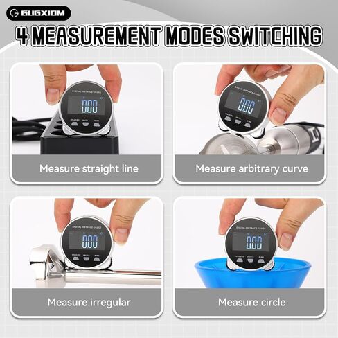 Gugxiom Electronic Digital Tape Measure, Digital Measuring Tape with 200m Measuring Range, Mini Tape Measure with LCD Digital Screen, Supports 10 Sets of Data Storage in Saudi Arabia
