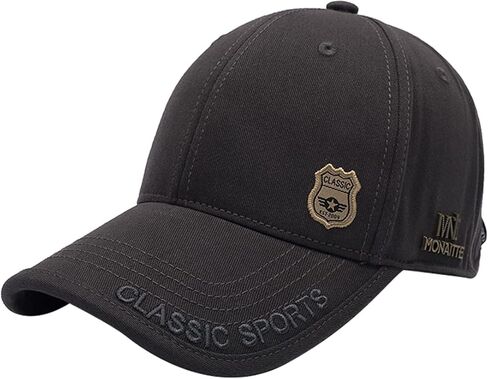Summer Sun Visor Sports Fan Baseball Cap with Shield Badge Golf Running Dad Trucker Boonie Hat Cap for Men Women in Saudi Arabia
